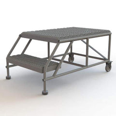 TRI-ARC - Rolling & Wall Mounted Ladders & Platforms Type: Rolling Work Platform Style: Steel Work Platform - Exact Tool & Supply