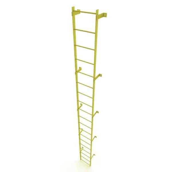 TRI-ARC - Rolling & Wall Mounted Ladders & Platforms Type: Fixed Ladder Style: Safety Cage - Exact Tool & Supply