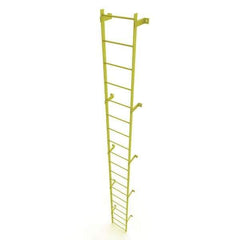 TRI-ARC - Rolling & Wall Mounted Ladders & Platforms Type: Fixed Ladder Style: Safety Cage - Exact Tool & Supply