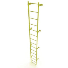 TRI-ARC - Rolling & Wall Mounted Ladders & Platforms Type: Fixed Ladder Style: Safety Cage - Exact Tool & Supply