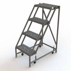 TRI-ARC - Rolling & Wall Mounted Ladders & Platforms Type: Rolling Warehouse Ladder Style: Rolling Platform Ladder - Exact Tool & Supply