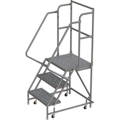 TRI-ARC - Rolling & Wall Mounted Ladders & Platforms Type: Rolling Warehouse Ladder Style: Rolling Platform Ladder - Exact Tool & Supply