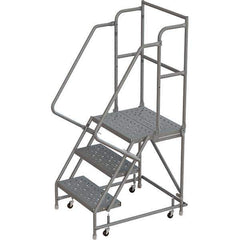 TRI-ARC - Rolling & Wall Mounted Ladders & Platforms Type: Rolling Warehouse Ladder Style: Rolling Platform Ladder - Exact Tool & Supply