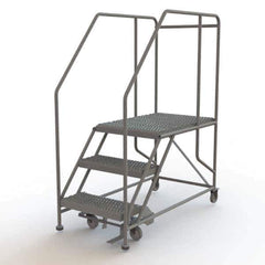 TRI-ARC - Rolling & Wall Mounted Ladders & Platforms Type: Rolling Work Platform Style: Steel Work Platform - Exact Tool & Supply