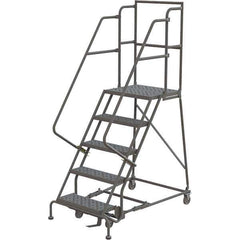 TRI-ARC - Rolling & Wall Mounted Ladders & Platforms Type: Rolling Warehouse Ladder Style: Rolling Platform Ladder - Exact Tool & Supply