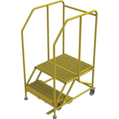 TRI-ARC - Rolling & Wall Mounted Ladders & Platforms Type: Rolling Work Platform Style: Steel Work Platform - Exact Tool & Supply