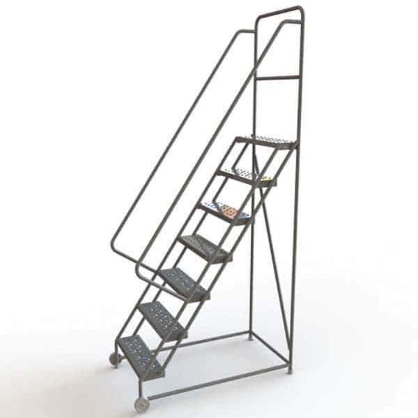TRI-ARC - Rolling & Wall Mounted Ladders & Platforms Type: TiltNRoll Rolling Ladder Style: Tilt & Roll Safety Ladder - Exact Tool & Supply