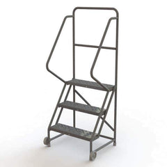 TRI-ARC - Rolling & Wall Mounted Ladders & Platforms Type: TiltNRoll Rolling Ladder Style: Tilt & Roll Safety Ladder - Exact Tool & Supply