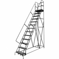 TRI-ARC - Rolling & Wall Mounted Ladders & Platforms Type: Rolling Warehouse Ladder Style: Rolling Platform Ladder - Exact Tool & Supply