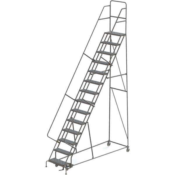 TRI-ARC - Rolling & Wall Mounted Ladders & Platforms Type: Rolling Warehouse Ladder Style: Rolling Platform Ladder - Exact Tool & Supply