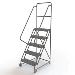 TRI-ARC - Rolling & Wall Mounted Ladders & Platforms Type: TiltNRoll Rolling Ladder Style: Tilt & Roll Safety Ladder - Exact Tool & Supply