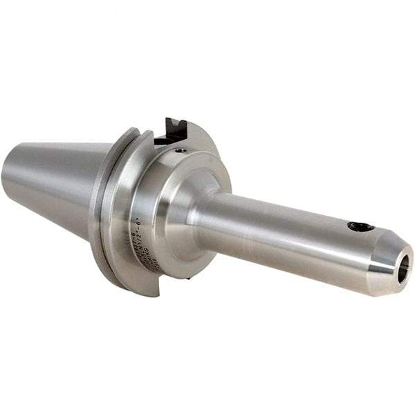 Techniks - CAT50 Taper Shank 7/8 Hole End Mill Holder & Adapter - 1-7/8" Nose Diam, 6" Projection - Exact Tool & Supply