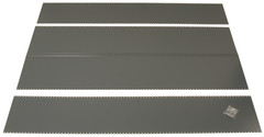 48 x 24 x 85" - Steel Panel Kit for UltraCap Shelving Starter Unit (Gray) - Exact Tool & Supply