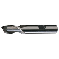 ‎1-3/8″ × 1″ × 3″ × 5-1/2″ RHS / RHC HSS HSS Single End 2-Flute Center Cutting End Mill - Bright - Exact Tool & Supply