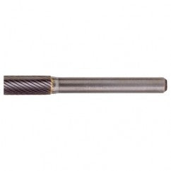 SB-3 Standard Cut Solid Carbide Bur-Cylindrical with End Cut - Exact Tool & Supply
