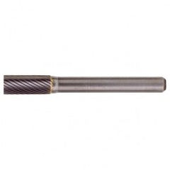 SB-3 Standard Cut Solid Carbide Bur-Cylindrical with End Cut - Exact Tool & Supply