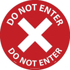 NMC - "Do Not Enter" Adhesive-Backed Floor Sign - Exact Tool & Supply