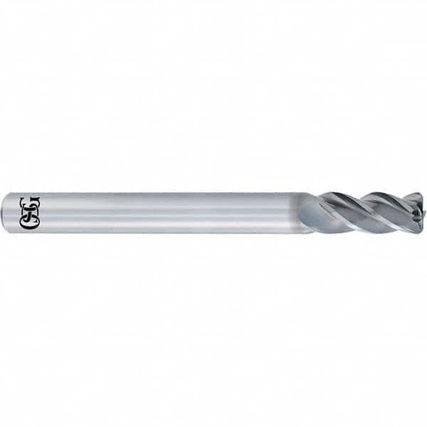OSG - 1/2" Diam 4 Flute Solid Carbide 0.09" Corner Radius End Mill - Exact Tool & Supply
