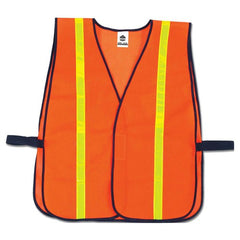8040HL Orange Non-Cert Hi-Gloss Vest - Exact Tool & Supply