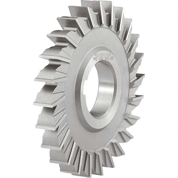 Keo - 3" Diam x 11/16" Face Width Straight Tooth Side Milling Cutter - Exact Tool & Supply
