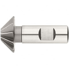 Keo - 1-1/2 x 1/2" 45° 12-Tooth High Speed Steel Single-Angle Cutter - Exact Tool & Supply