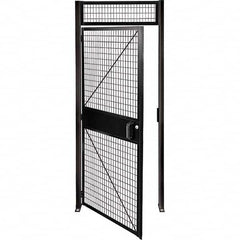 Folding Guard - Temporary Structure Doors Type: Hinged Door Width (Feet): 4 - Exact Tool & Supply