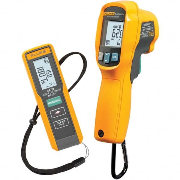 Fluke - Laser & Ultrasonic Distance Finders Type: Laser Maximum Distance (Meters): 40.00 - Exact Tool & Supply