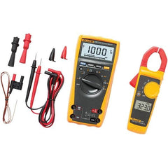 Fluke - Multimeters Multimeter Type: Digital; Digital Clamp Measures: Capacitance; Current; Frequency; Resistance; Temperature; Voltage - Exact Tool & Supply