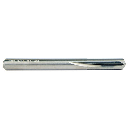 3.4 mm Dia. × 3.4 mm Shank × 16 mm Flute Length × 51 mm OAL, 3xD, 2xD Flute, Solid Carbide Drill - Exact Tool & Supply