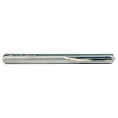 3.4 mm Dia. × 3.4 mm Shank × 16 mm Flute Length × 51 mm OAL, 3xD, 2xD Flute, Solid Carbide Drill - Exact Tool & Supply