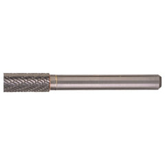 SA-9 Double Cut Solid Carbide Bur-Cylindrical without End Cut - Exact Tool & Supply