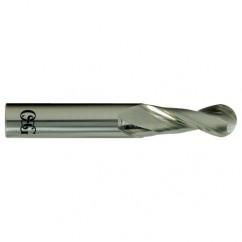 3/4" Dia. - 4" OAL - Carbide - Ball End HP End Mill-2 FL - Exact Tool & Supply