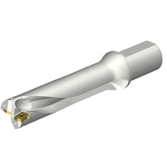 Sandvik Coromant - Indexable Insert Drills; Drill Style: DS20 ; Drill Diameter (mm): 48.00 ; Drill Diameter (Decimal Inch): 1.8890 ; Maximum Drill Depth (mm): 193.28 ; Shank Type: Straight with Flat ; Shank Diameter (mm): 50.0000 - Exact Tool & Supply