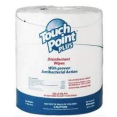 GoodEarth - Wipes; Type: Disinfectant ; Sheet Length (Inch): 8 ; Sheet Width (Inch): 6 ; Sheets per Package: 900 ; Color: White - Exact Tool & Supply