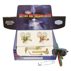 Made in USA - Oxygen/Acetylene Torch Kits; Type: Oxyacetylene ; Maximum Cutting: 6 (Inch); Welding Capacity: 1-1/4 (Inch); Maximum Heating Capacity: 2700?F ; Contents: Welding Handle WH350; Cutting Attachment CA350; Oxygen Regulator MR8210; Fuel Gas Regu - Exact Tool & Supply