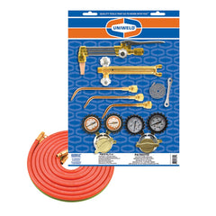 Made in USA - Oxygen/Acetylene Torch Kits; Type: Oxyacetylene; Hydrogen; MAP//Pro; Propane; Natural Gas ; Maximum Cutting: 2 (Inch); Welding Capacity: 1/4 (Inch); Maximum Heating Capacity: 5600?F ; Contents: Welding Handle 71; Cutting Attachment CA100; O - Exact Tool & Supply