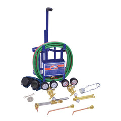 Made in USA - Oxygen/Acetylene Torch Kits; Type: Oxyacetylene; Hydrogen; MAP//Pro; Propane; Natural Gas ; Maximum Cutting: 2 (Inch); Welding Capacity: 1/4 (Inch); Maximum Heating Capacity: 5600?F ; Contents: Welding Handle 71; Cutting Attachment CA100; O - Exact Tool & Supply