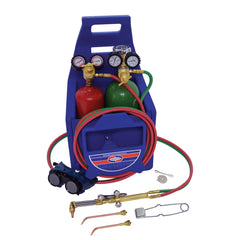 Made in USA - Oxygen/Acetylene Torch Kits; Type: Oxyacetylene; Hydrogen; MAP//Pro; Propane; Natural Gas ; Maximum Cutting: 2 (Inch); Welding Capacity: 1/4 (Inch); Maximum Heating Capacity: 5600?F ; Contents: Welding Handle 71; Cutting Attachment CA100; O - Exact Tool & Supply