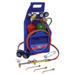 Made in USA - Oxygen/Acetylene Torch Kits; Type: Oxyacetylene; Hydrogen; MAP//Pro; Propane; Natural Gas ; Maximum Cutting: 2 (Inch); Welding Capacity: 1/4 (Inch); Maximum Heating Capacity: 5600?F ; Contents: Welding Handle 71; Cutting Attachment CA100; O - Exact Tool & Supply