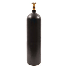 Made in USA - Oxygen/Acetylene Torch Accessories; Type: Nitrogen Tank ; Gas Type: Nitrogen ; Diameter (Inch): 7 ; Container Size: 60 Cu. Ft. ; CGA Inlet Connection: 580 ; Color: Black - Exact Tool & Supply