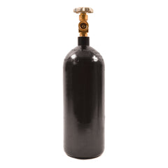 Made in USA - Oxygen/Acetylene Torch Accessories; Type: Nitrogen Tank ; Gas Type: Nitrogen ; Diameter (Inch): 5.25 ; Container Size: 20 Cubic Feet ; CGA Inlet Connection: 580 ; Color: Black - Exact Tool & Supply