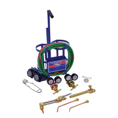 Made in USA - Oxygen/Acetylene Torch Kits; Type: Oxyacetylene; Hydrogen; MAP//Pro; Propane; Natural Gas ; Maximum Cutting: 2 (Inch); Welding Capacity: 1-1/4 (Inch); Maximum Heating Capacity: 5600?F ; Contents: Welding Handle WH550; Cutting Attachment CA5 - Exact Tool & Supply