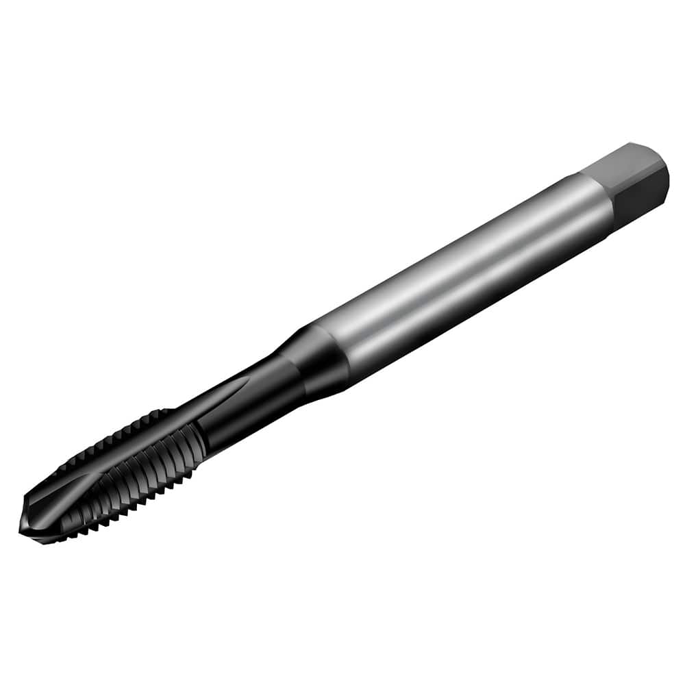 Sandvik Coromant - MF10x1.25 DIN/ANSI Class 6HX 3-Flute TiAlN Finish HSS-E-PM Spiral Point Tap - Exact Tool & Supply