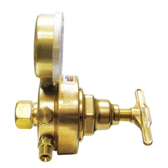 Made in USA - Welding Regulators; Gas Type: Oxygen ; CGA Inlet Connection: 540 ; Fitting Type: B; Male ; Maximum Pressure (psi): 4000.00 ; Thread Size: B18 ; Rotation: Clockwise - Exact Tool & Supply