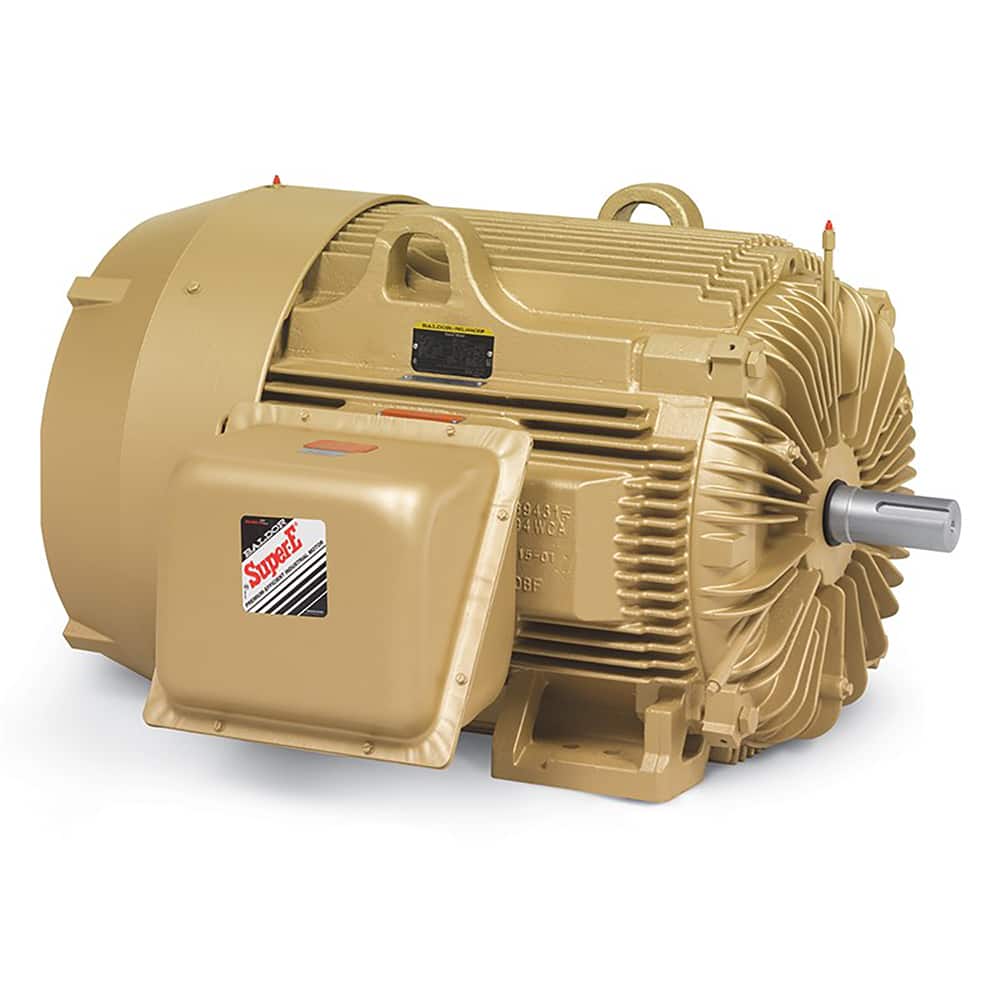 Baldor Reliance - Industrial Electric AC/DC Motors; Motor Type: Three Phase ; Type of Enclosure: TEFC ; Horsepower: 100 ; Thermal Protection Rating: None ; Name Plate RPMs: 1800 ; Voltage: 208-230/460 - Exact Tool & Supply