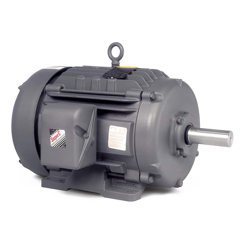 Baldor Reliance - Industrial Electric AC/DC Motors; Motor Type: Three Phase ; Type of Enclosure: TEFC ; Horsepower: 20 ; Thermal Protection Rating: None ; Name Plate RPMs: 1800 ; Voltage: 208-230/460 - Exact Tool & Supply
