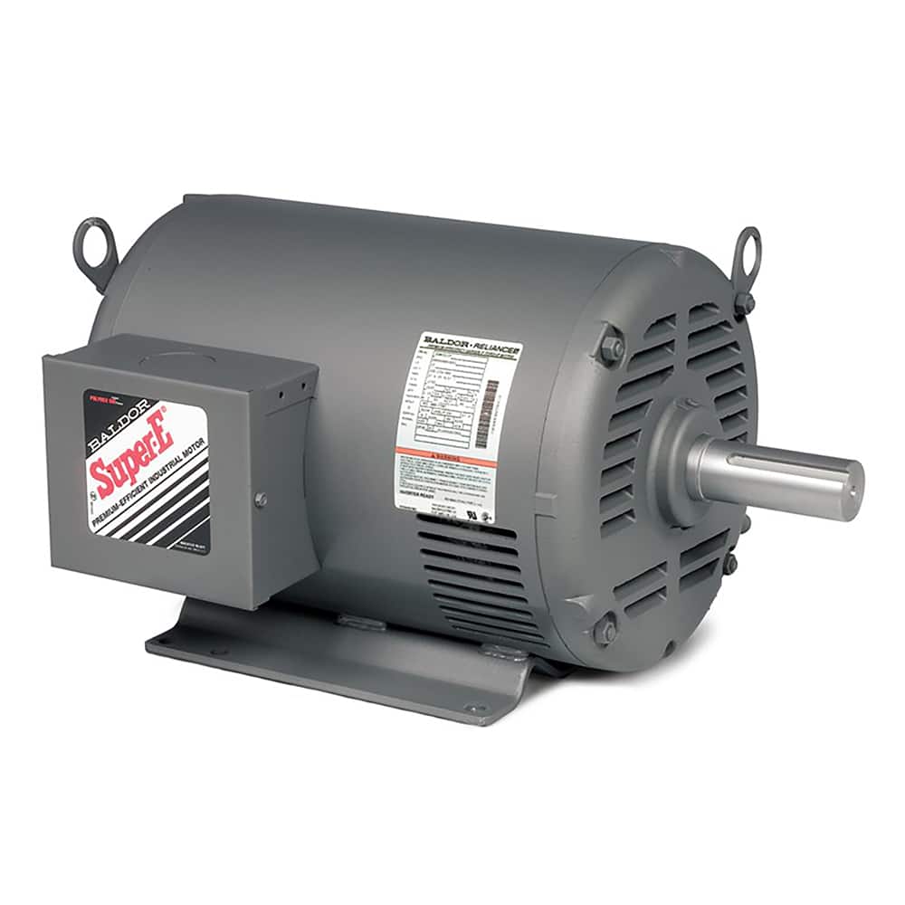 Baldor Reliance - Industrial Electric AC/DC Motors; Motor Type: Three Phase ; Type of Enclosure: ODP ; Horsepower: 15 ; Thermal Protection Rating: None ; Name Plate RPMs: 1800 ; Voltage: 208-230/460 - Exact Tool & Supply
