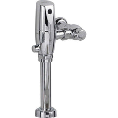 American Standard - Automatic Flush Valves; Type: Touchless Toilet Flush Valve ; Style: Modern ; Gallons Per Flush: 1.28 ; Pipe Size: 1-1/2 (Inch); Spud Coupling Size: 1-1/2 (Inch); Cover Material: Chrome - Exact Tool & Supply