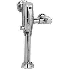 American Standard - Automatic Flush Valves; Type: Touchless Toilet Flush Valve ; Style: Modern ; Gallons Per Flush: 1.28 ; Pipe Size: 1-1/2 (Inch); Spud Coupling Size: 1-1/2 (Inch); Cover Material: Chrome - Exact Tool & Supply