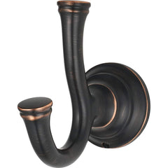 American Standard - Washroom Shelves, Soap Dishes & Towel Holders; Type: Double Robe Hook ; Material: Metal ; Length (Inch): 4 ; Width (Inch): 2-3/16 ; Depth (Inch): 4 ; Finish/Coating: Oil Rubbed Bronze - Exact Tool & Supply
